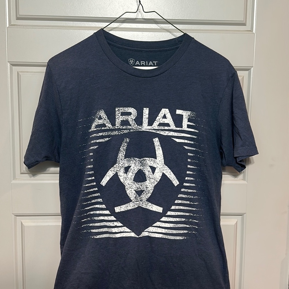 Blue ariat shirt